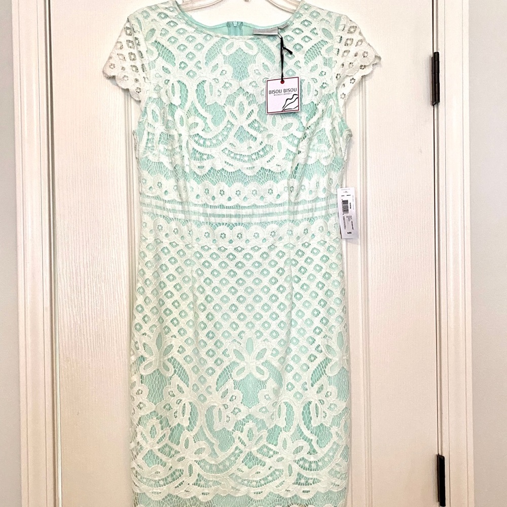 Bisou Bisou lace overlay dress